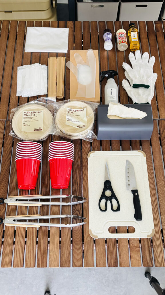 簡単便利!公園でのBBQレンタル、備品も充実(広島)